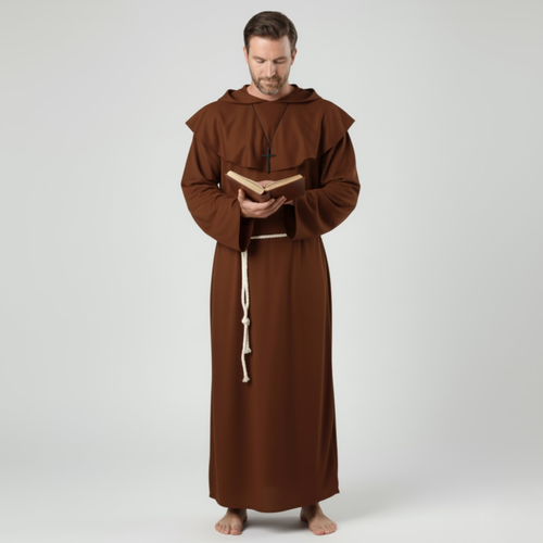 Przebranie halloween dla dorosłych mnich na Arena.pl