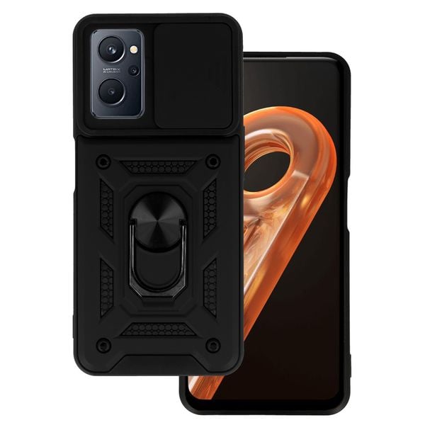 Slide Camera Armor Case do Realme 9i Czarny zdjęcie 1