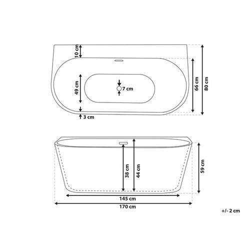 Wanna Wolnostojąca Biała Harvey na Arena.pl