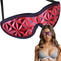 ELEGANCKA MASKA NA OCZY na Gumce GRA WSTĘPNA CZERWONY