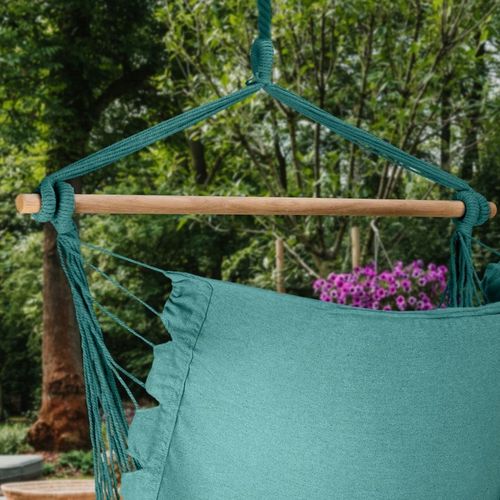 FOTEL WISZĄCY KRZESŁO BRAZYLIJSKE HUŚTAWKA HAMAK BOHO FRĘDZLE OUTTEC na Arena.pl