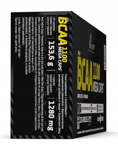 Aminokwasy BCAA OLIMP 1100 Mega Caps (120 kapsułek) na Arena.pl