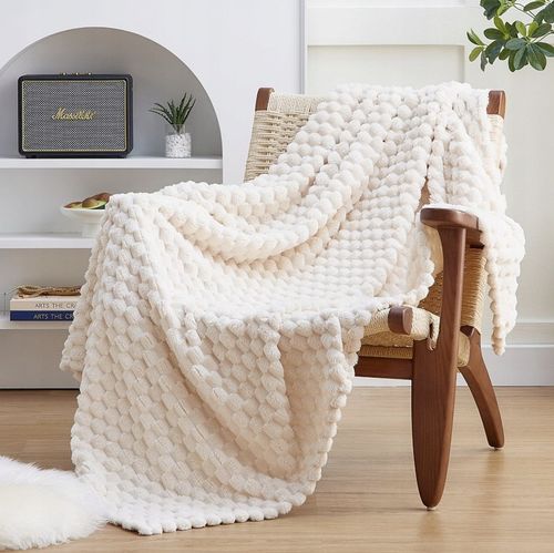 CIEPŁY KOC 160x200 WYTŁACZANY MIĘKKI NARZUTA POLAROWY WYBÓR KOLORÓW na Arena.pl