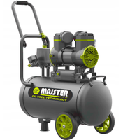 Sprężarka Tłokowa 24L Profesjonalny Kompresor Bezolejowy Cichy Indukcyjny