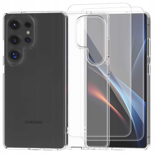 Spacecase Clear Hybrid Case Galaxy S25 Ultra zdjęcie 1