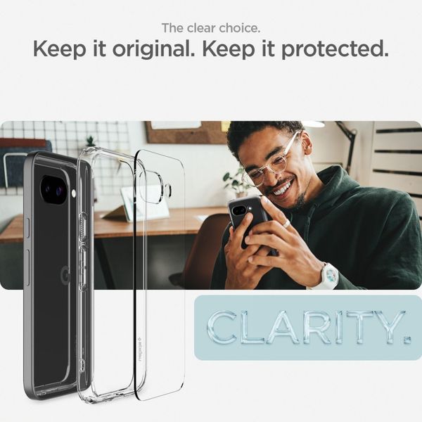 spigen ultra hybrid google pixel 9a crystal clear zdjęcie 10