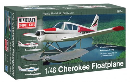 Model plastikowy - Samolot (hydroplan) Piper Cherokee - Minicraft na Arena.pl