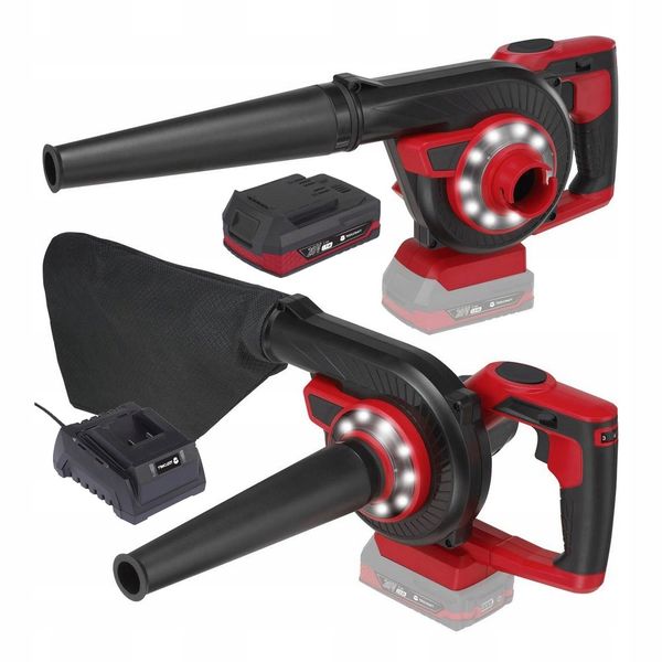 Dmuchawa do LIŚCI ODKURZACZ akumulatorowy 20V 2w1 bezprzewodowy ŁADOWARKA zdjęcie 8