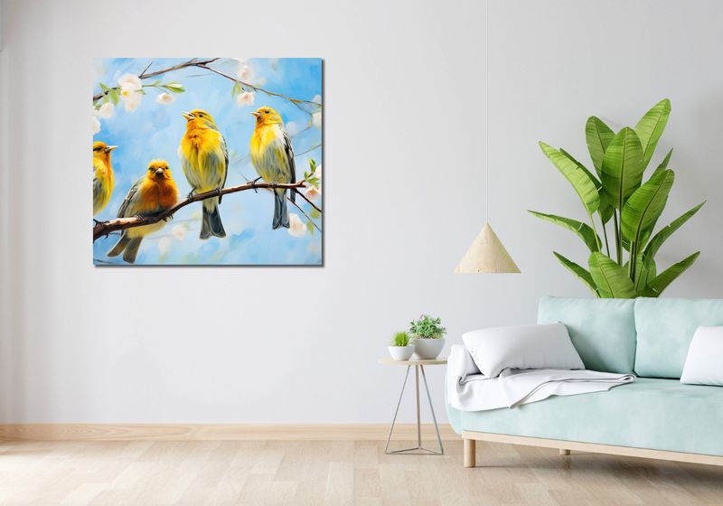 Obraz 100x90cm Wiosenne Pogwizdy zdjęcie 2
