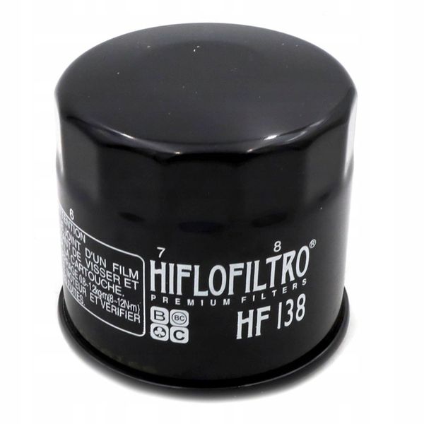 HIFLO FILTR OLEJU HF 138 zdjęcie 3