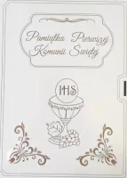 Pismo Święte w prezentowym komunijnym pudełku