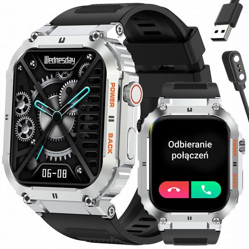 SMARTWATCH MĘSKI GRAVITY GT6-5 - WYKONYWANIE POŁĄCZEŃ, MONITOR SNU (sg020e) na Arena.pl