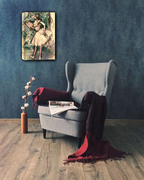 Dancer with a Fan , Edgar Degas - obraz na płótnie 20x30 cm zdjęcie 2