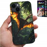 ETUI DO IPHONE 15 - DINO DINOZAUR PTERODAKTYL FUTERAŁ PLECKI