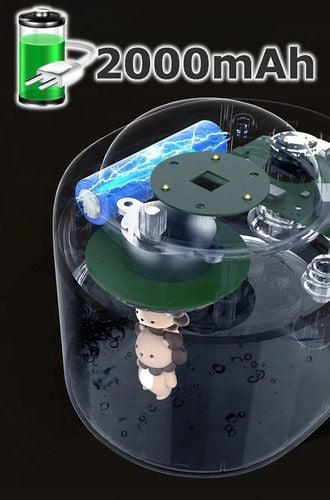 NAWILŻACZ POWIETRZA LAMPKA NOCNA Z PROJEKTOREM GWIAZD TYGRYSEK DLA na Arena.pl