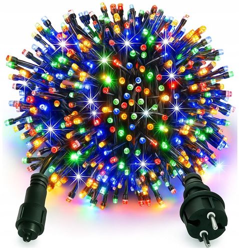 Lampki Choinkowe 500 LED STAŁE ŚWIATŁO - Bez Programatora IP44 ZEW / WEW na Arena.pl