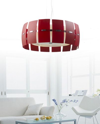 Lampa Wisząca Czerwona Optimatic W4 na Arena.pl