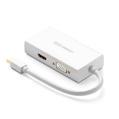 Adapter Mini DisplayPort do HDMI/VGA/DVI UGREEN MD114 (biały) na Arena.pl