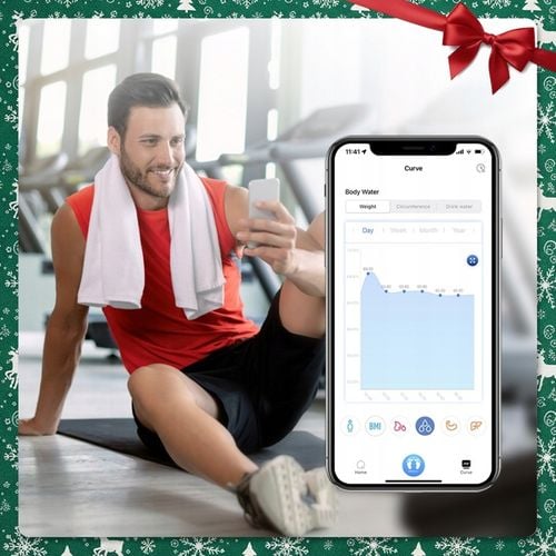 WAGA ŁAZIENKOWA ANALITYCZNA ELEKTRONICZNA SMART+ APLIKACJA PO POLSKU na Arena.pl