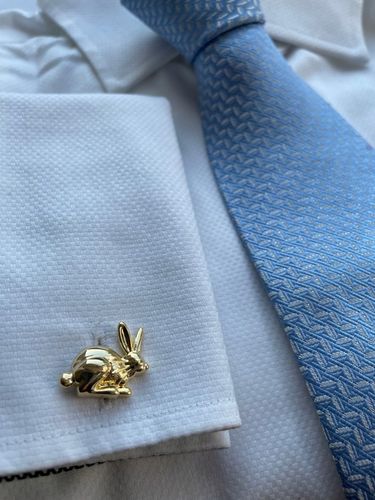 Srebrne spinki do mankietów koszuli EXC Jeleń Daniel dla Myśliwego Leśnika na Arena.pl