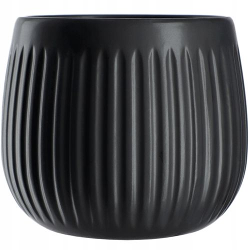 KADAX Doniczka Ceramiczna Osłonka 12cm Czarna na Arena.pl