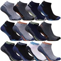 12 x STOPKI MĘSKIE SKARPETY BAWEŁNIANE SPORTOWE 40/43
