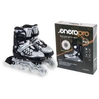 Łyżworolki - wrotki - łyżwy 4 w 1 ENERO PRO LED 38 -41 Szare