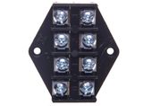 listwa zaciskowa, płytka odgałęźna zpt/2,5mm2 4-tory czarna - e121yy-si003