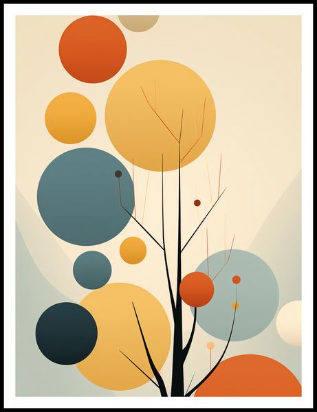 Plakat 75x100cm Harmonia Jesiennych Kolorów zdjęcie 3