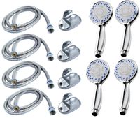 4 X ZESTAW PRYSZNICOWY WĄŻ + SŁUCHAWKA 5 FUNKCJI