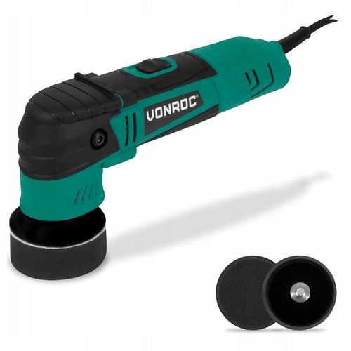 Polerka samochodowa 400W | Ø50 & 75MM | 2 pady i 2 płyty | VONROC na Arena.pl