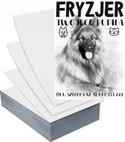 Ulotki A4 1000szt reklamowe firmowe PSI FRYZJER dużo wzorów projekt w cenie