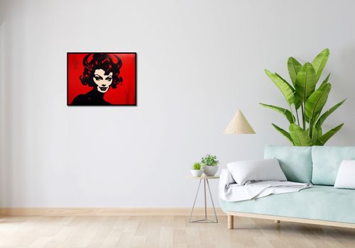 Plakat 65x50cm Czerwona Diablica na Arena.pl
