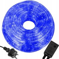 WĄŻ ŚWIETLNY 720 LED LAMPKI CHOINKOWE ZEWNĘTRZNY GIRLANDA 30m NIEBIESKI