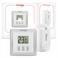 ZESTAW DO OGRZEWANIA RADIATOR SET TERMOSTAT POKOJOWY GŁOWICA SMART AURATON