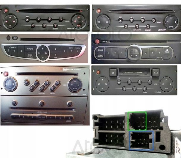 dla Renault MODUŁ BLUETOOTH AUX DO RADIA UPDATE LIST zdjęcie 4