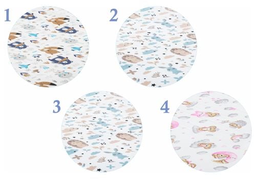 ROŻEK DLA NIEMOWLĄT 75x75 cm HOBBYKIDS ZEBRA I LEW na Arena.pl