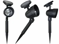 lampa solarna 3 LED PODŚWIETLENIE reflektor P-243