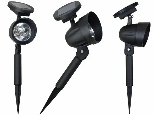 lampa solarna 3 LED PODŚWIETLENIE reflektor P-243 zdjęcie 1