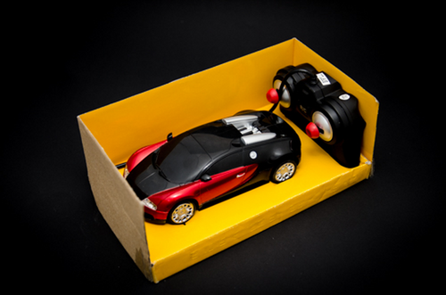 Samochód RC Bugatti Veyron licencja 1:24 czerwony na Arena.pl