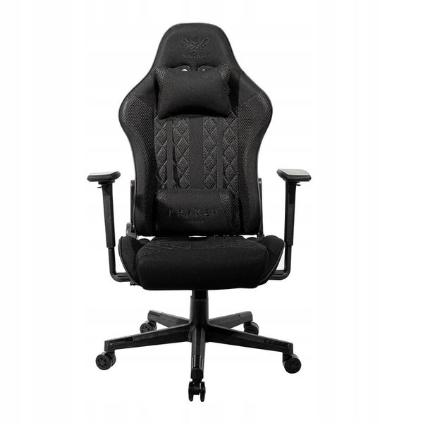 Fotel Gamingowy Biurowy Obrotowy Kubełkowy Krzesło Biurowe Czarny zdjęcie 9