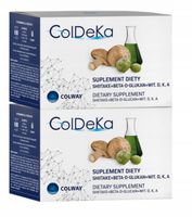 2x ColDeKa COLWAY 60 kaps. Ekstrakt z Grzybów Shiitake + Wit. D,K,A
