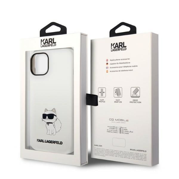 Etui Karl Lagerfeld do iPhone 15 Plus, iPhone 14 Plus, Biały, MagSafe zdjęcie 8