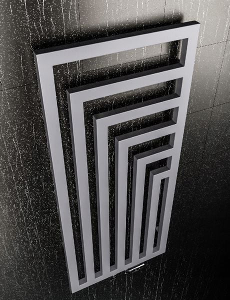 GRZEJNIK DEKORACYJNY SUN 1400/520 SREBRNY zdjęcie 5