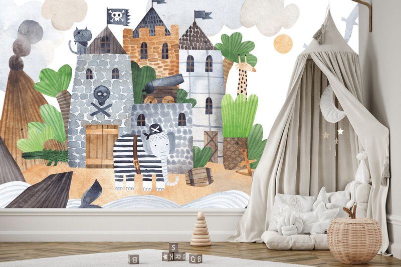 Fototapeta PIRACKA Forteca Wyspa Morze Twierdza 300cm x 210cm zdjęcie 7