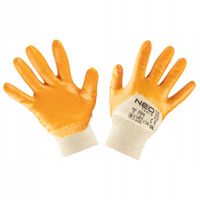 NEO TOOLS 12x Rękawice robocze flanela bawełniana powlekana 9" 97-631-9