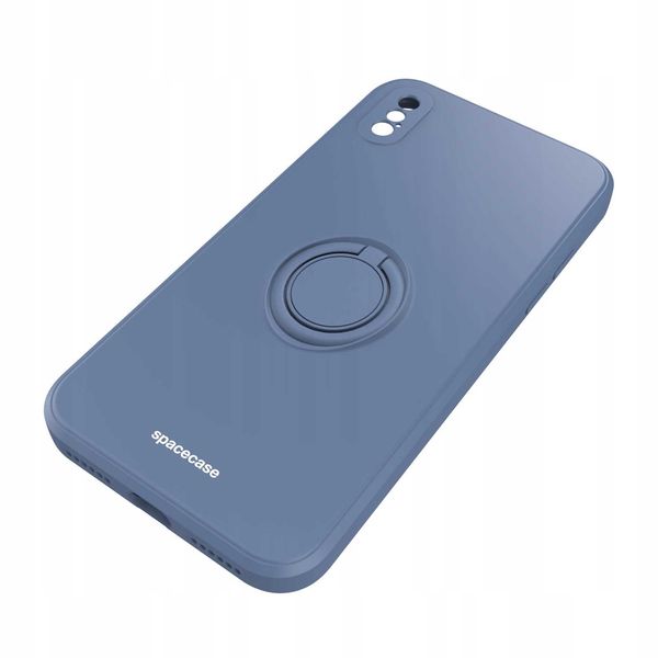 Spacecase Silicone Ring Iphone Xs Max Blue zdjęcie 4