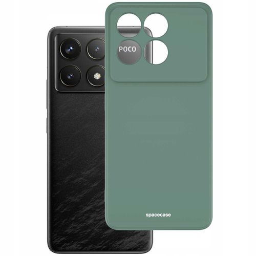 Spacecase Silicone Case Poco F6 Pro Dark Green na Arena.pl