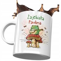 Kubek Dla Pauliny Żony Koleżanki Na Prezent Z Nadrukiem Ze Zdjęciem