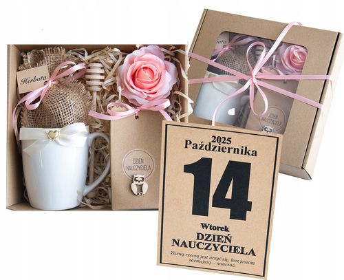 PREZENT NA DZIEŃ NAUCZYCIELA DLA WYCHOWAWCZYNI KOSZ PREZENTOWY BOX na Arena.pl